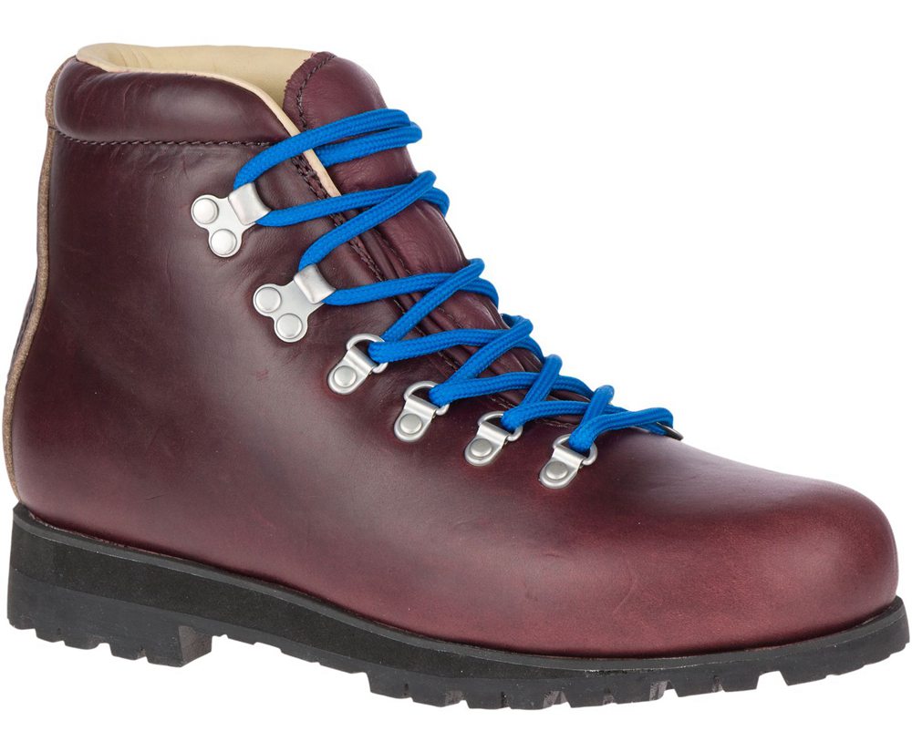 Merrell Boots Burgundy - Wilderness Legend Waterproof - Womens 95CQILMTK